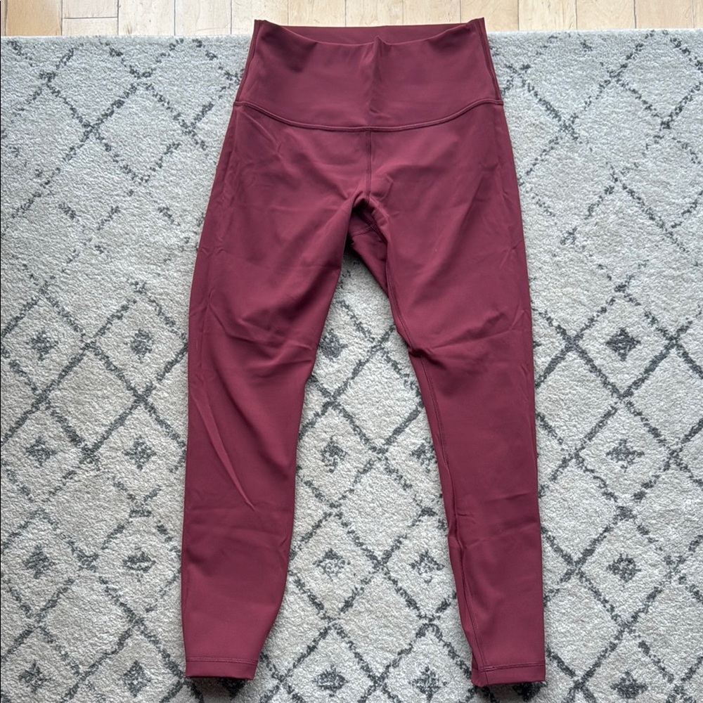 Lululemon Athletica Red Leggings